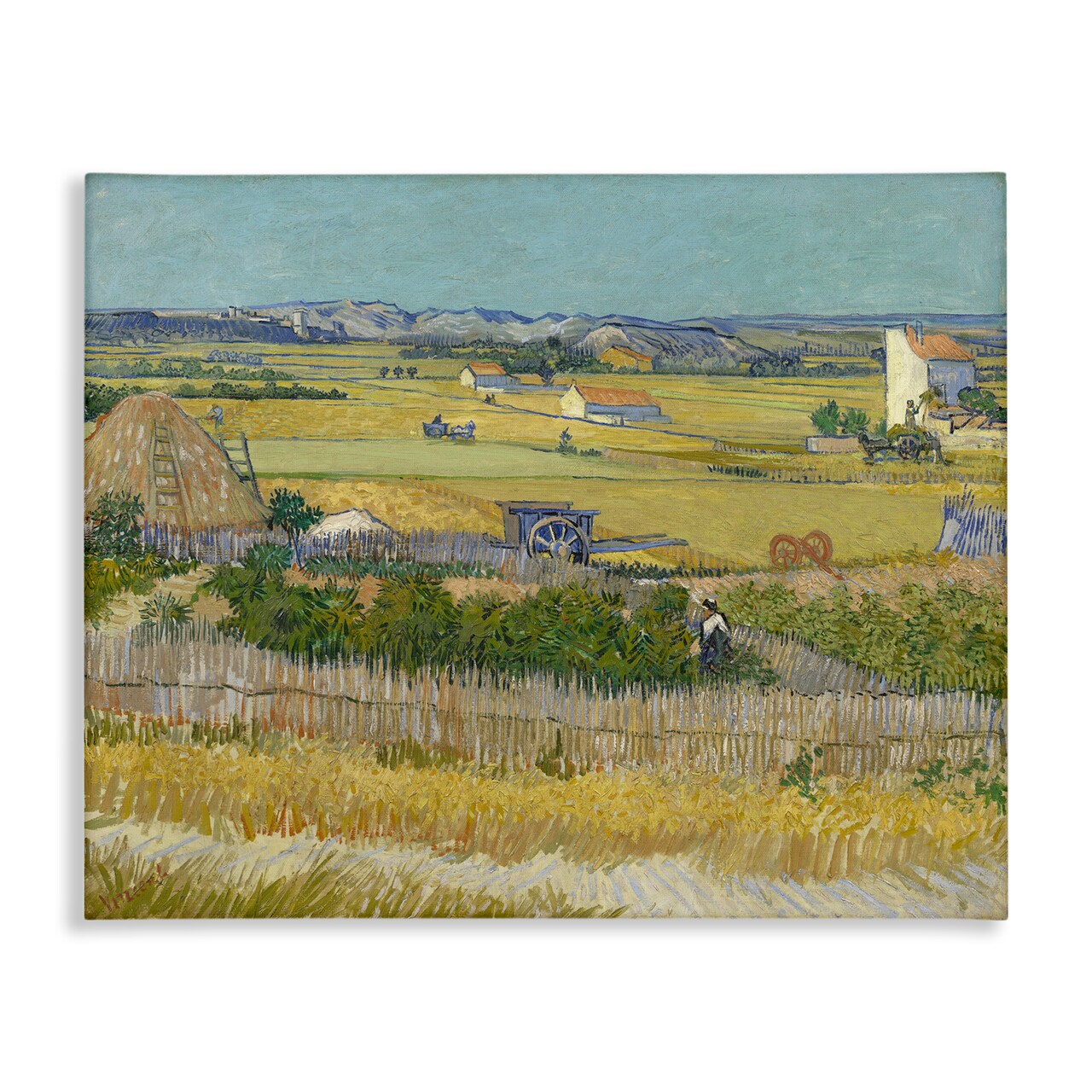 Stupell Industries Van Gogh The Harvest Landscape Canvas Wall Art Design by one1000paintings